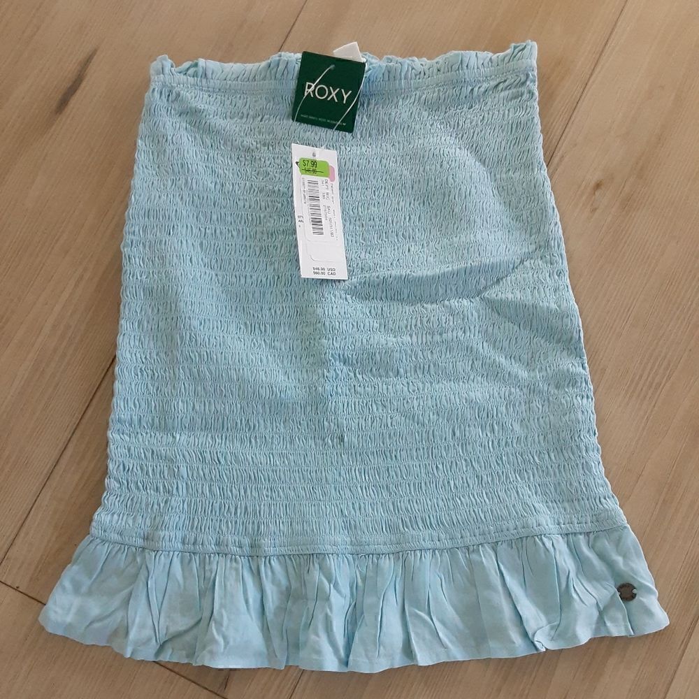 Roxy Tell Me Skirt - Cool Blue, size Small, NWT